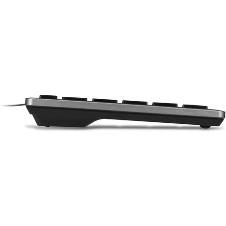 Klawiatura przewodowa Kensington KB515 EQ USB-C USB-A (szara, układ US-międzynarodowy (QWERTY), przełączniki nożycowe, 100%)