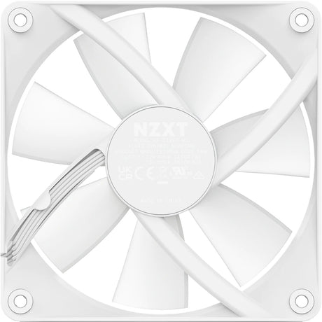 Wentylator z rdzeniem rgb Nzxt f120 rgb (biały, 120 x 120 x 26 mm, pwm)