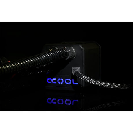 Chłodzenie wodne Alphacool eisbaer 360 (czarne, 4-pinowe złącze wentylatora pwm)
