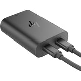 Ładowarka do laptopa HP 65 W gan USB-C (czarna, 2x USB-C)