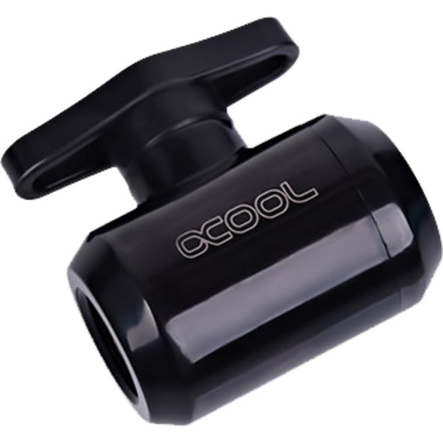 Kranik z 2-drogowym zaworem kulowym Alphacool eiszapfen (czarny)