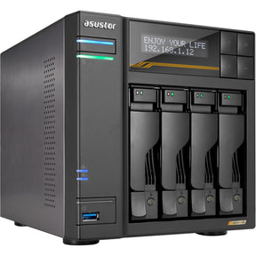 Asustor lockerstor 4 as6804t nas (czarny)