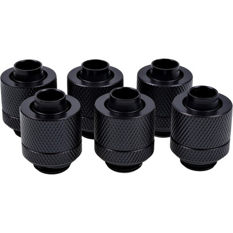 Złącze zaciskowe Alphacool eiszapfen 13 10 mm (czarne, 6 sztuk)