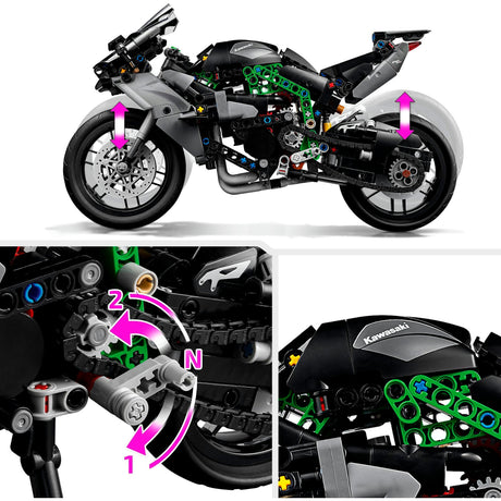Lego Technic Motocykl Kawasaki Ninja H2R - 42170