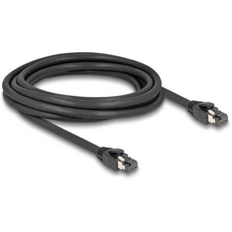 Delock kabel sieciowy ftp, rj-45 kat. 8.1 (czarny, 3 metry)