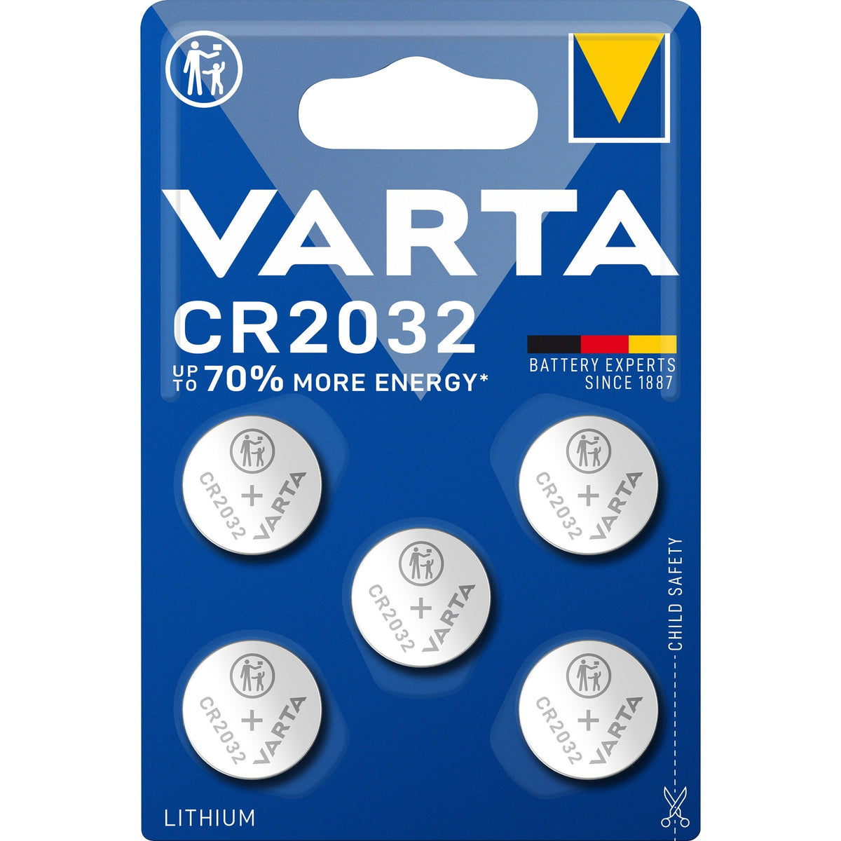 Bateria pastylkowa Varta cr2032 litowa 3v 5 blister
