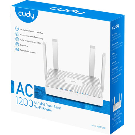 Gigabitowy router Wi-Fi Cudy ac1200 (biały, aplikacja)