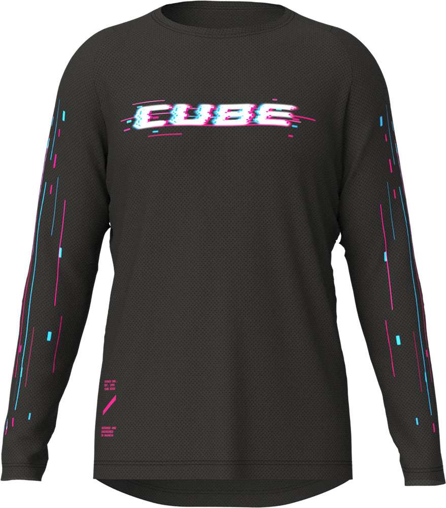 Cube glitch - koszulka z długim rękawem MTB