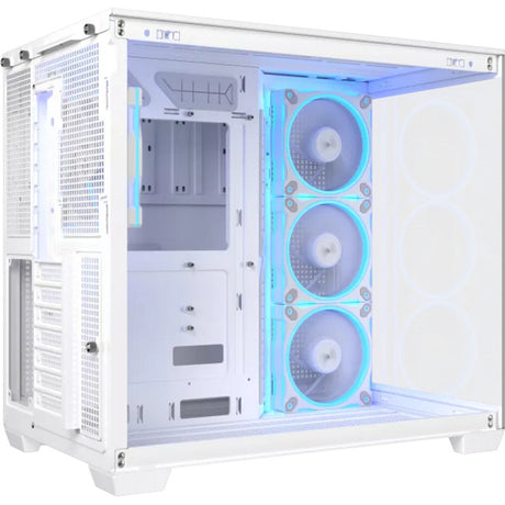 Obudowa Asus a32 plus midi tower (biała | 2x USB-A | 1x USB-C | RGB | szkło hartowane)