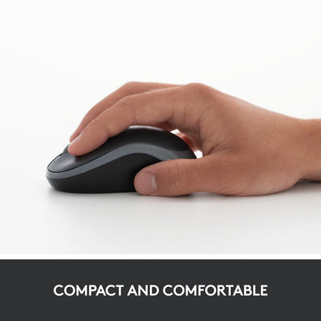 Mysz bezprzewodowa Logitech m185 (czerwona, sprzedaż detaliczna)