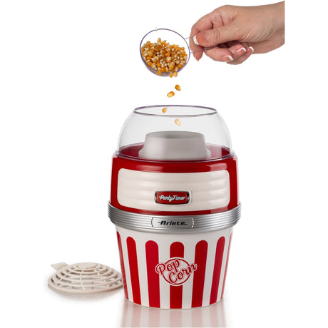 Maszyna do popcornu Ariete Party Time Pop Corn XL 2957 00 (czerwony biały)