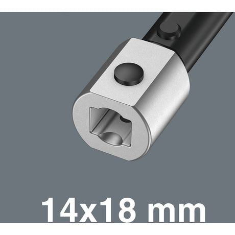 Klucz dynamometryczny Wera Click-Torque x 7 do narzędzi wkładanych (czarno-zielony, 10-100 nm)