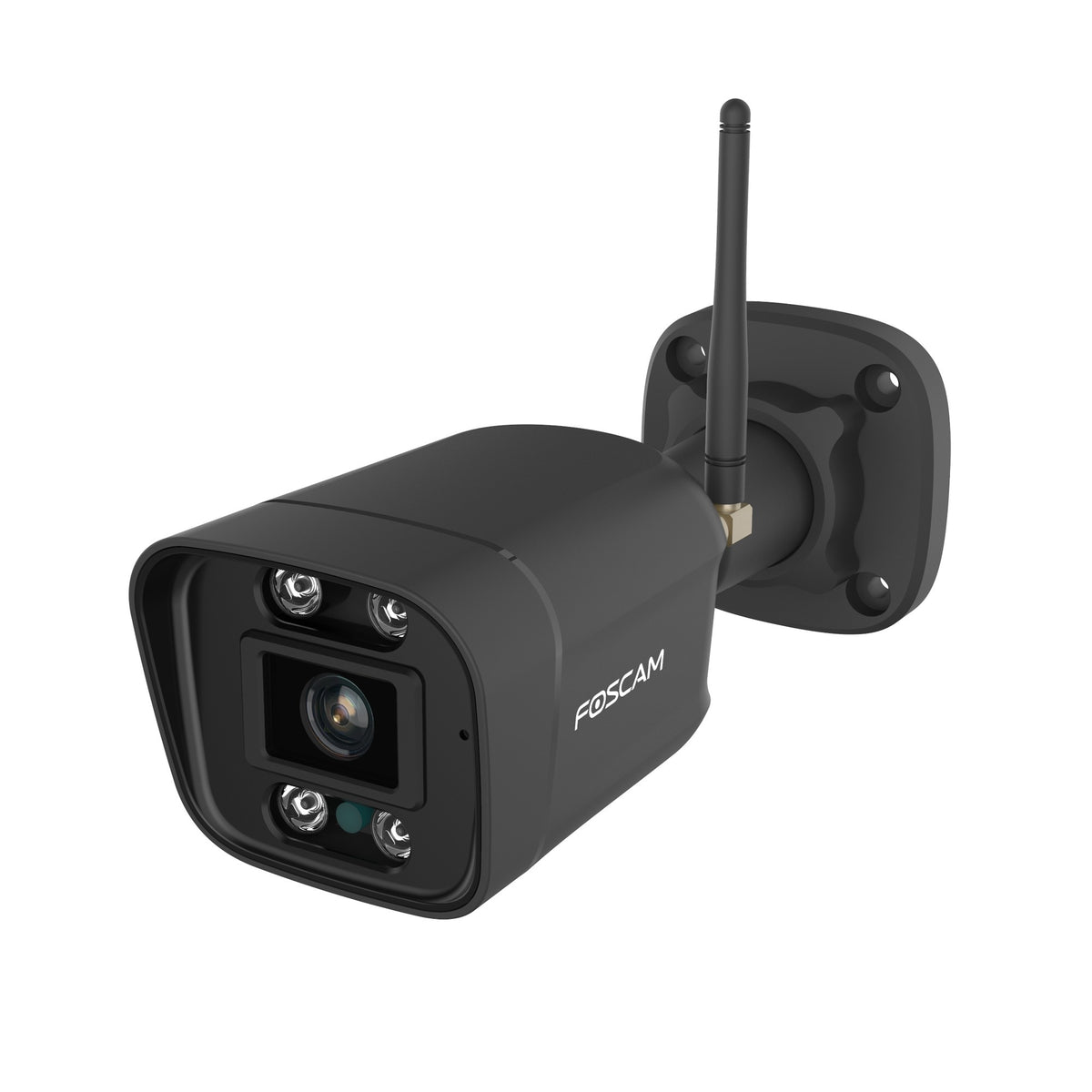 Foscam v8p, dwuzakresowa kamera bezpieczeństwa Wi-Fi 4K 8MP (czarna, z alarmem dźwiękowym i świetlnym)