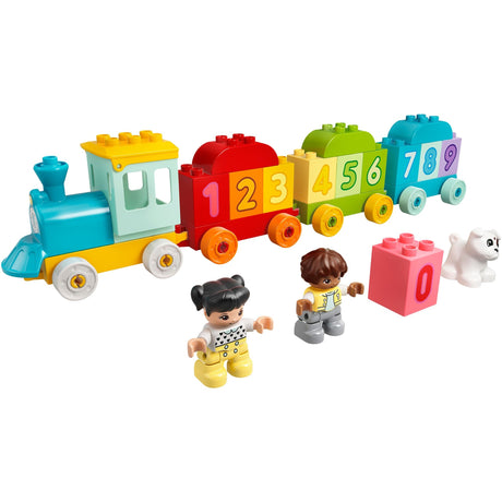 Lego duplo - pociąg z cyframi - zabawka konstrukcyjna do nauki liczenia (10954)