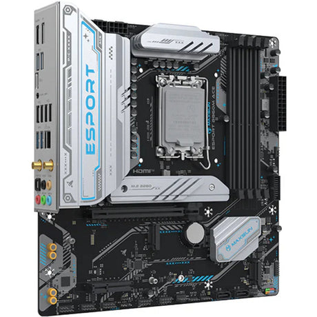 Płyta główna Maxsun MS-Esport B860M WiFi Ace Socket 1851 (czarna, RAID, 2,5 GB-LAN, WLAN, BT, dźwięk, µATX)
