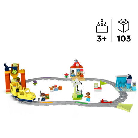 Lego Duplo Town 10428 duży interaktywny pociąg sąsiedzki