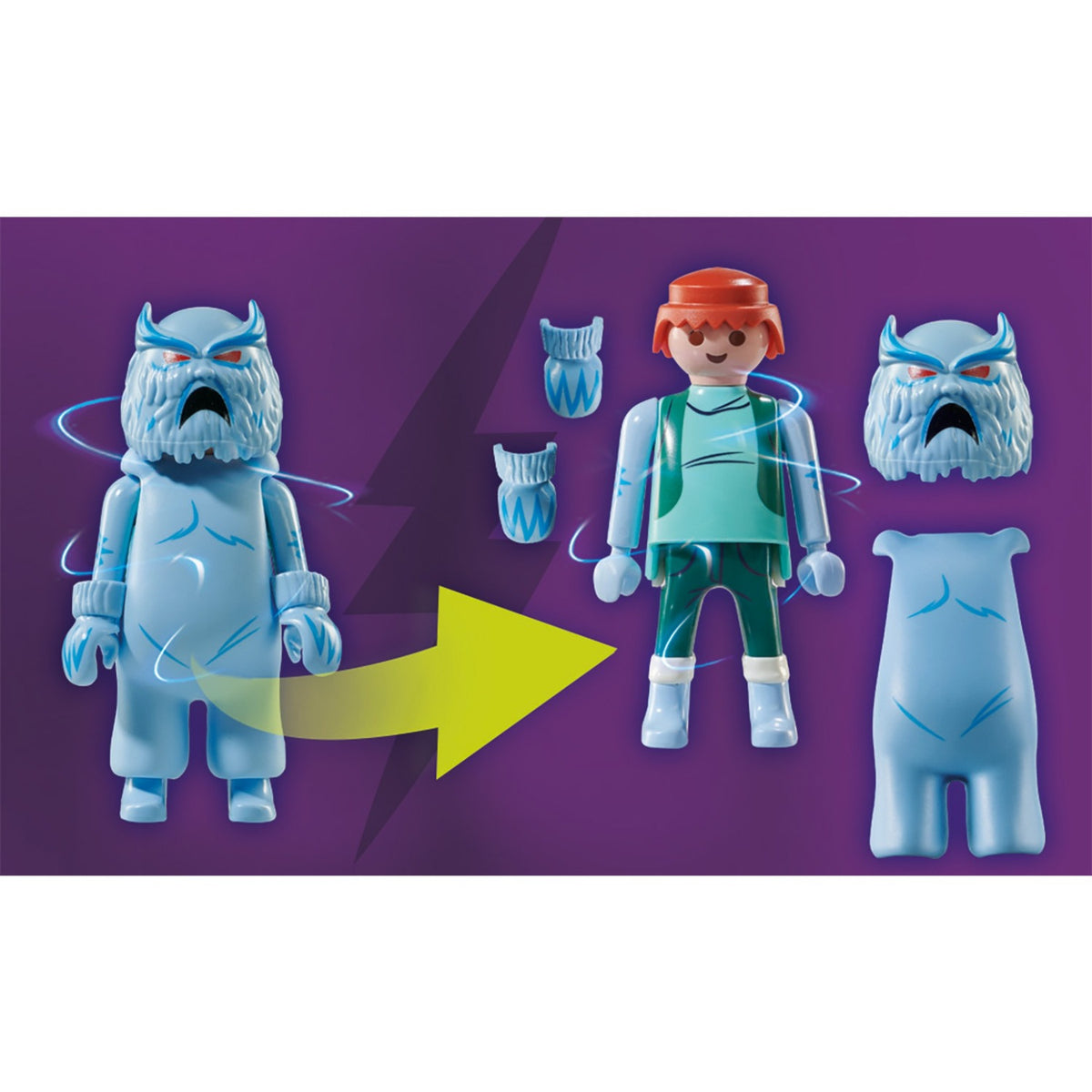 Playmobil Scooby Doo! - przygoda z zabawkami konstrukcyjnymi z duchami śniegu (70706)