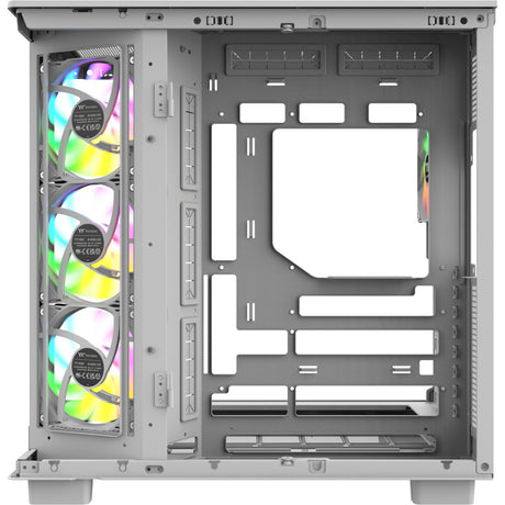 Obudowa Thermaltake View 380 XL WS ARGB MIDI Tower (biały kolor drewna | 2x USB-A | 1x USB-C | RGB | szkło hartowane)