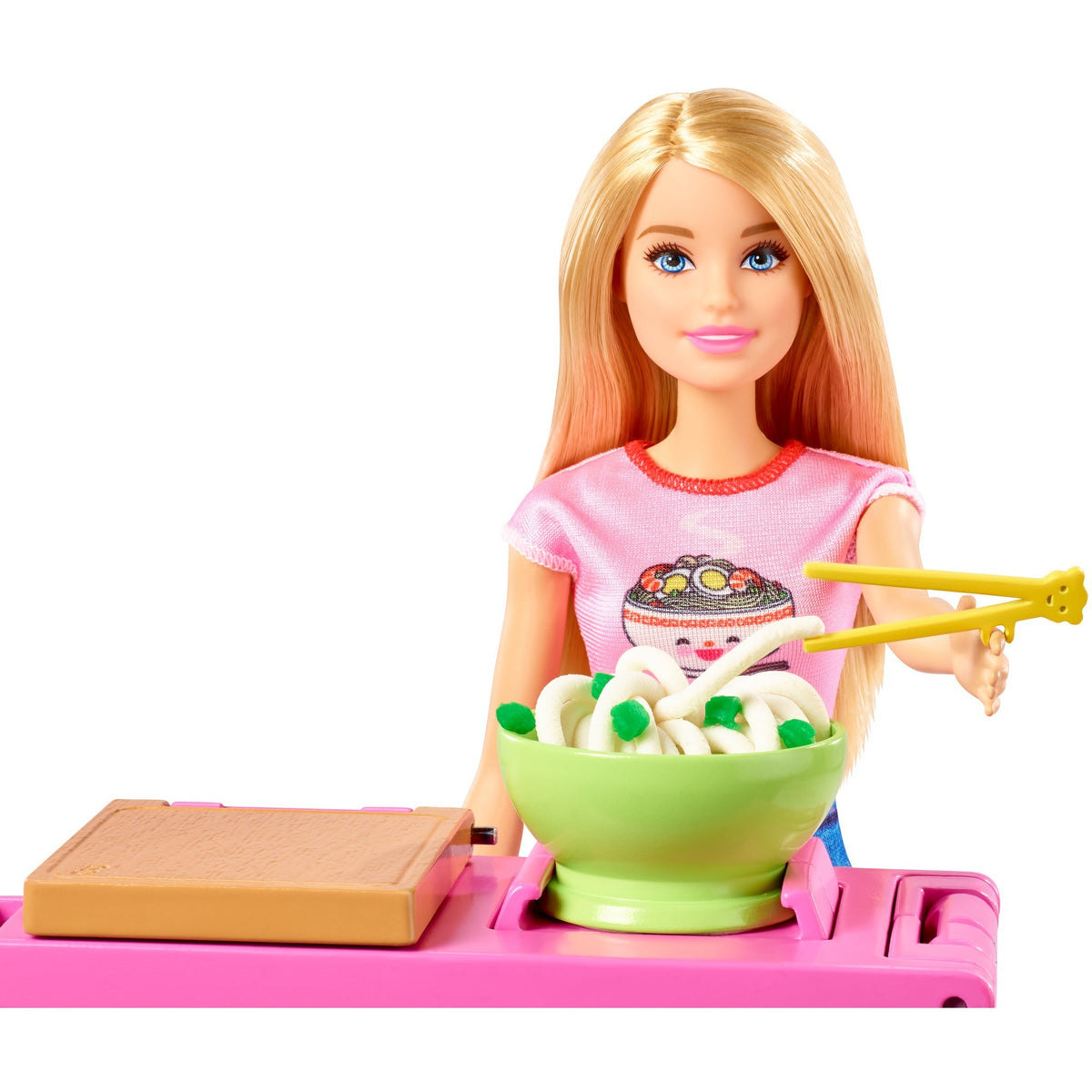 Zestaw Barbie z makaronem i lalka