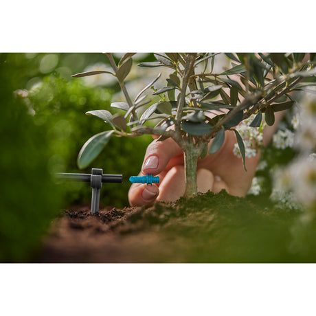 Kroplownik końcowy Gardena 2 l u kroplownika (turkusowy, 25 sztuk)