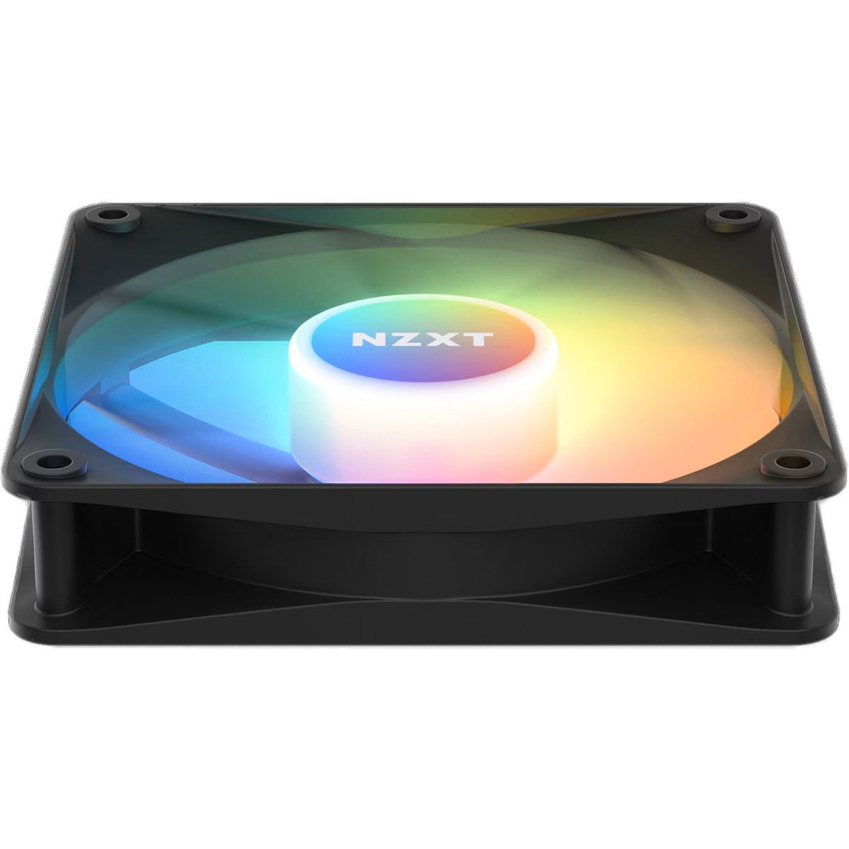 Wentylator z rdzeniem rgb Nzxt f120 rgb (czarny, 120 x 120 x 26 mm, pwm, bez kontrolera)