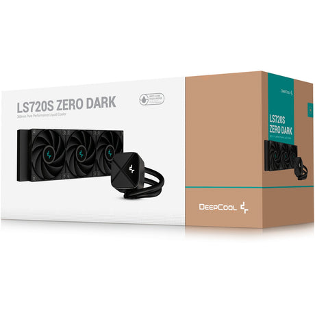Chłodzenie wodą Deepcool LS720S Zero Dark (czarne, 4-pinowe złącze wentylatora PWM)