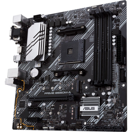 Płyta główna Asus Prime B550M-A z gniazdem AM4 (RAID, GB-LAN, dźwięk, µATX)