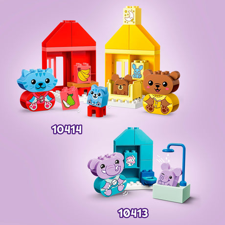 Lego duplo - codzienne nawyki - zabawki konstrukcyjne do jedzenia i spania (10414)
