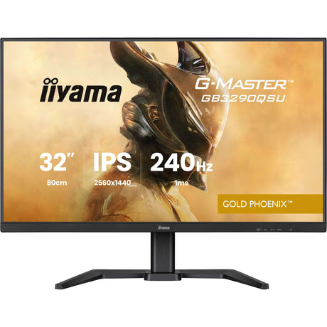 Monitor do gier Iiyama G-Master Gold Phoenix GB3290QSU-B1 31,5 (czarny (matowy), 2x HDMI, Display Port, 2x USB-A, 2x USB-B, 240 Hz)