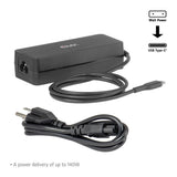 Club 3d usb-c laptop charger 140w, 1 meter (zwart, 1x usb-c)