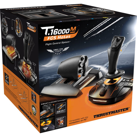 Thrustmaster T.16000M FCS Hotas Gaming Hotas (czarny pomarańczowy, PC)