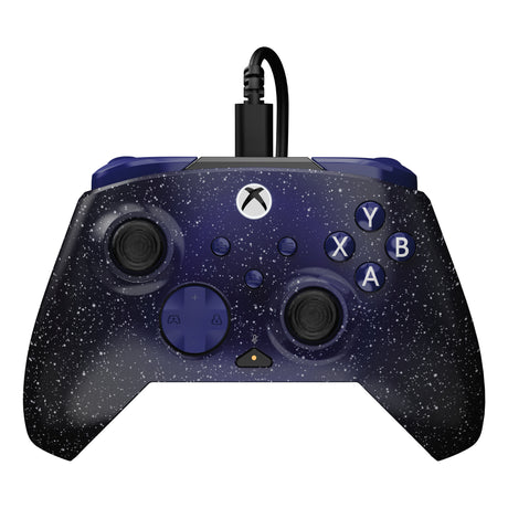 Zaawansowany kontroler przewodowy Turtle Beach Rematch (Dark Cosmos, Xbox Series X|S, Xbox One, PC)
