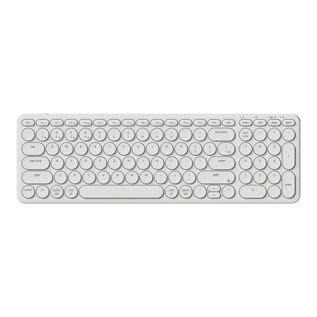 Klawiatura Keychron b4 pro-k8 (biała, układ amerykański (qwerty), przełączniki nożycowe, 96%, nasadki klawiszy abs, 2,4 GHz | bluetooth | usb)