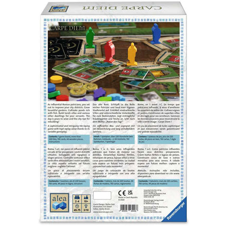 Gra planszowa Ravensburger carpe diem (angielski, 2–4 graczy, 45–75 minut, od 10 lat))