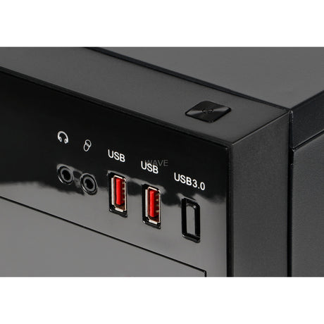 Obudowa midi tower Inter-tech b-42 (czarna | 2x USB-A)