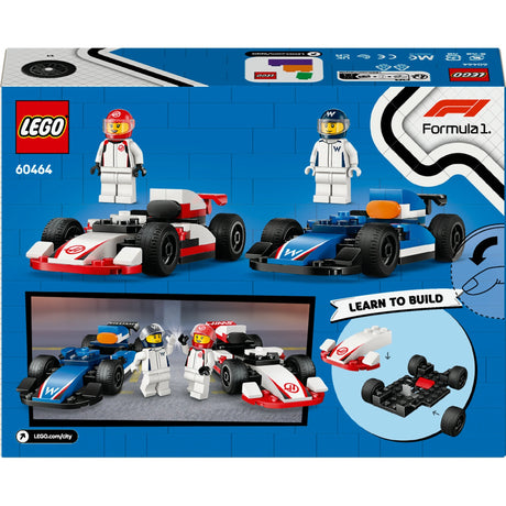 Lego City F1 Williams Racing i Haas F1 Racing Cars - 60464