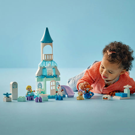Lego Duplo ǀ Disney Zestaw imprezowy Anna i Elsa w zamarzniętym zamku — 10455