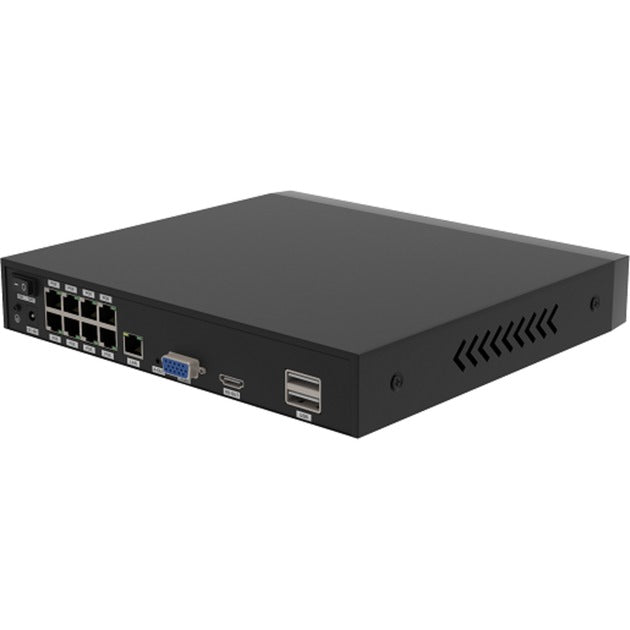 Foscam fn9108he, 8-kanałowy rejestrator sieciowy 5mp poe (czarny, poe, bez dysku twardego)