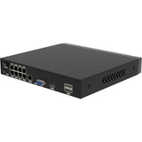 Foscam fn9108he, 8-kanałowy rejestrator sieciowy 5mp poe (czarny, poe, bez dysku twardego)