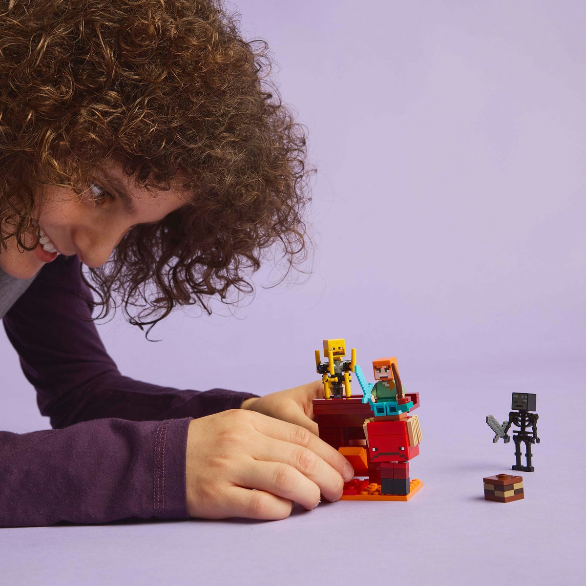 Lego Minecraft Bitwa lawowa w zaświatach dla dzieci - 21266
