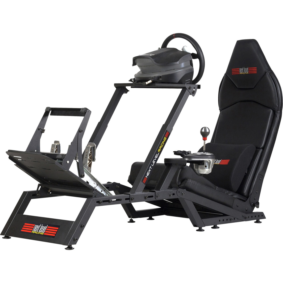 Formuła wyścigowa następnego poziomu f-gt i symulator wyścigów kokpitu symulator gt (czarny (matowy))