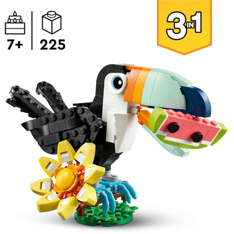 Lego® Creator Dzikie zwierzęta 3 w 1: tropikalny tukan - 31173