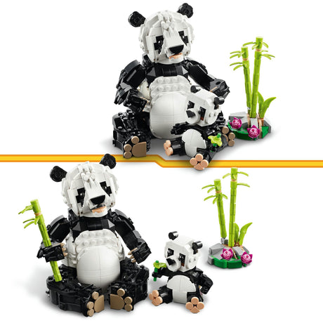 Lego Creator 3w1 dzikie zwierzęta: rodzina pand - 31165