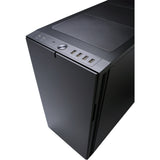 Konstrukcja fraktalna definiuje obudowę midi tower r5 (czarna | 4x usb-a)