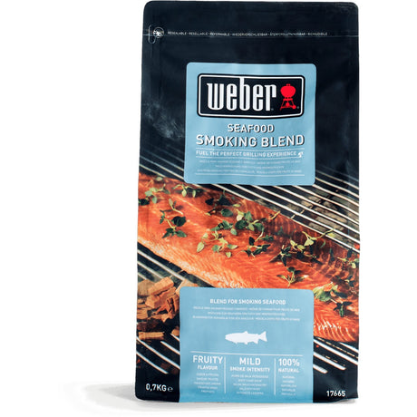 Mieszanka zrębków drzewnych Weber, zrębki dymne z owoców morza (700 g)