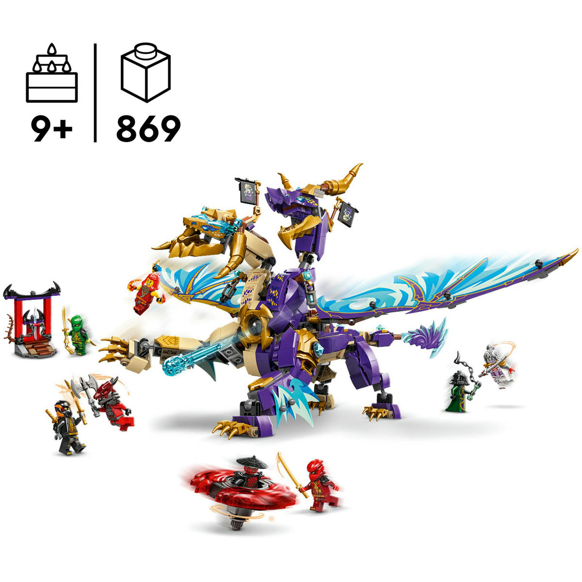Lego ® ninjago® – zestaw zabawek łukowy smok koncentracji – 71836