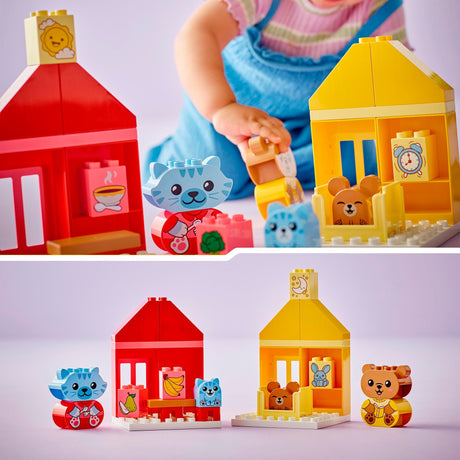 Lego duplo - codzienne nawyki - zabawki konstrukcyjne do jedzenia i spania (10414)