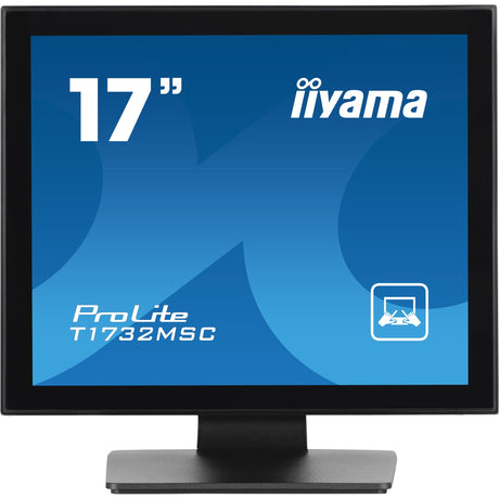Iiyama prolite t1732msc-b1sag 17 monitor dotykowy (czarny (matowy), HDMI, Display Port, VGA, USB-B)