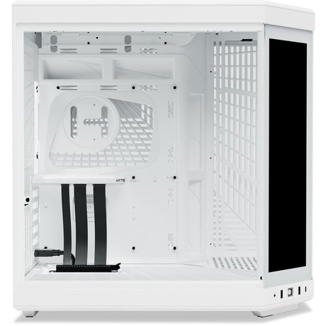 Hyte y70 touch nieskończona obudowa midi tower (biała | 2x USB-A | 1x USB-C | szkło hartowane)