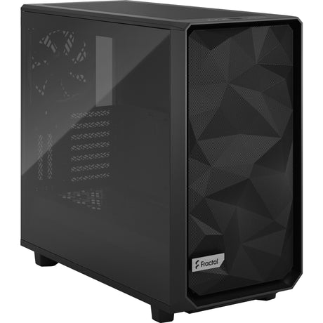 Fractal design meshify 2 obudowa midi tower z lekkiego szkła hartowanego (czarna | 2x USB-A | 1x USB-C | okienko)